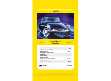 Heller 80795 - Maqueta Citroën DS 19...