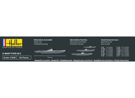 Heller 81002 - Maqueta submarino...