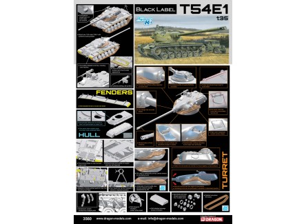 Dragon 3560 -  Maqueta tanque T54E1,...