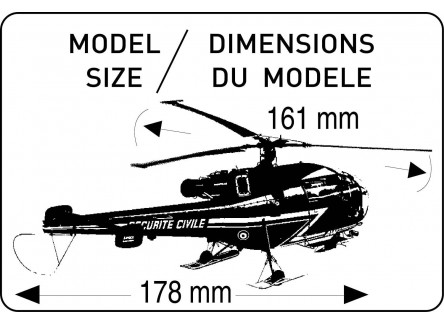 Heller 80289 - Maqueta ALOUETTE III...