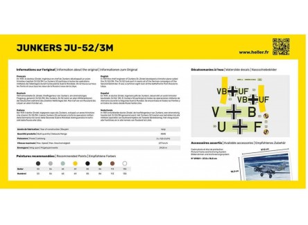Heller 56380 - Kit completo Avión...