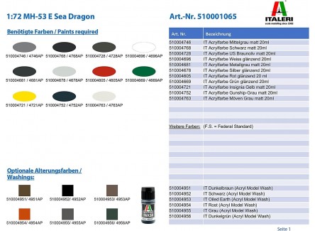Italeri 1065 - MH-53E Sea Dragon...