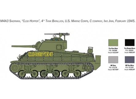 Italeri 6583 - Maqueta M4 Sherman...