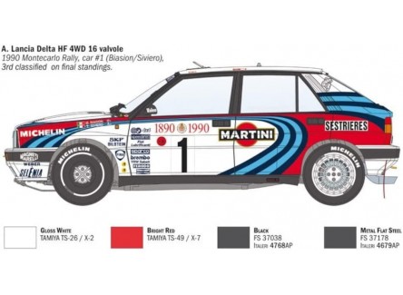 Italeri 4709 - Lancia Delta HF... Italeri 4709 - Lancia Delta HF...
