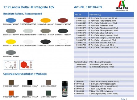 Italeri 4709 - Lancia Delta HF... Italeri 4709 - Lancia Delta HF...