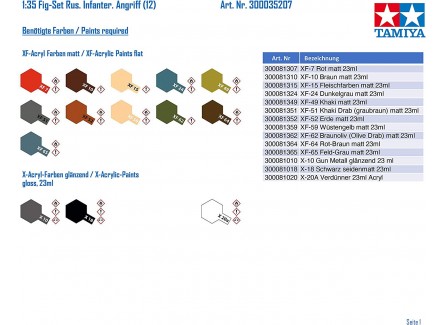 Tamiya 35207 - Figuras ejercito de...