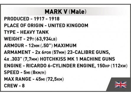 COBI 2984 - Tanque Great War 2984...