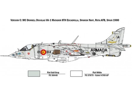 Italeri 1410S - Maqueta avión  AV-8A...