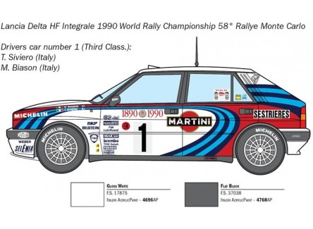 ITALERI 3658 – 1:24 Lancia HF...