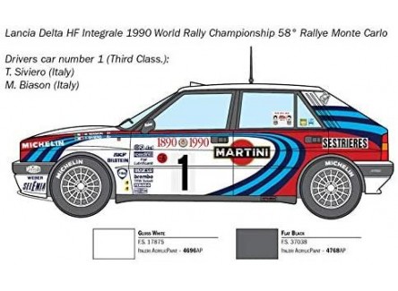 ITALERI 3658 – 1:24 Lancia HF...