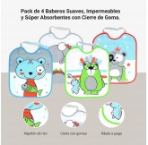 Ti TIN | Pack 4 Baberos... 2