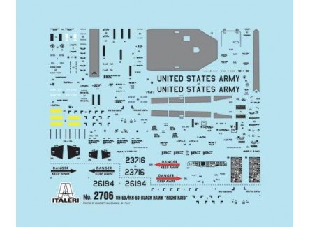 Italeri 2706 MH 60A Black Hawk