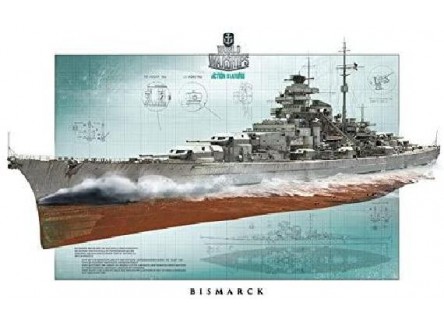 Italeri 46501  Bismarck, Embarcación...