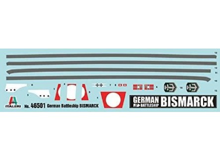 Italeri 46501  Bismarck, Embarcación...
