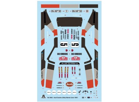 Italeri 3642  Audi Quattro Rally...