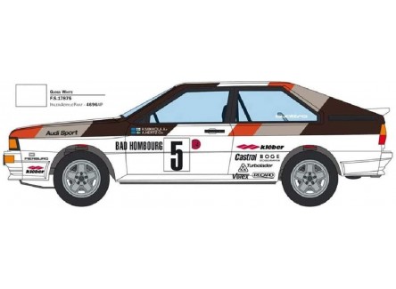Italeri 3642  Audi Quattro Rally...
