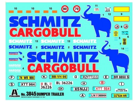 Italeri 3845S - Dumper trailer -...