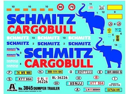Italeri 3845S - Dumper trailer -...