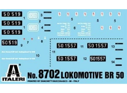 Italeri 8702S - Locomotora BR 50 -...