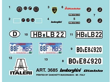 Italeri 3685 - Maqueta Lamborghini...