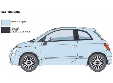 Italeri 3647S - Maqueta Fiat 500"...