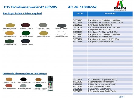 Italeri 6562 - Maqueta 15 cm...