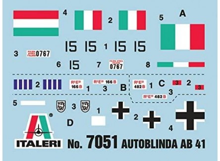 Italeri 7051 - Maqueta tanque AB41 -...