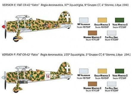 Italeri 1437 - Maqueta FIAT CR.42...