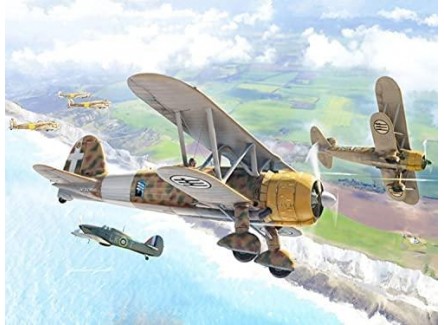 Italeri 1437 - Maqueta FIAT CR.42...