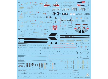 Italeri 1448 - Maqueta avión  F-4E/F...
