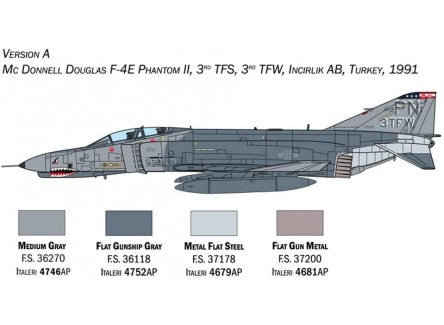 Italeri 1448 - Maqueta avión  F-4E/F...