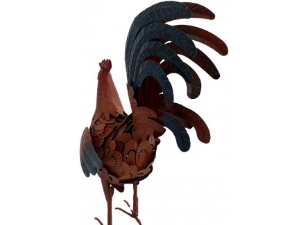 Figura, Estatua Decorativa Gallo -...