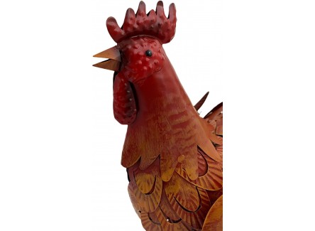 Figura, Estatua Decorativa Gallo -...