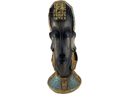 Escultura Decorativa Mujer Africana...