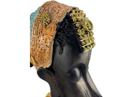 Escultura Decorativa Mujer Africana...