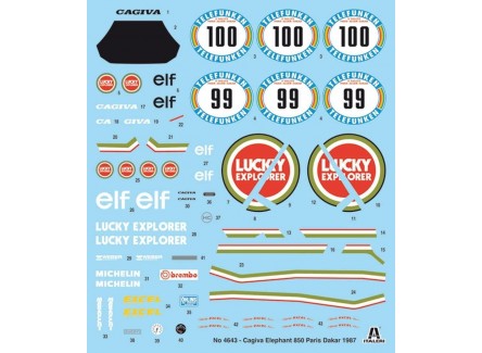 Italeri 4643S - Maqueta Cagiva...