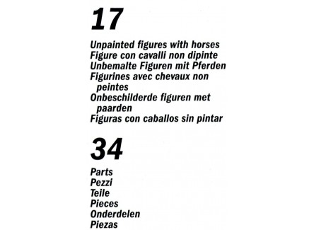 Italeri 6011 - Figuras caballería...