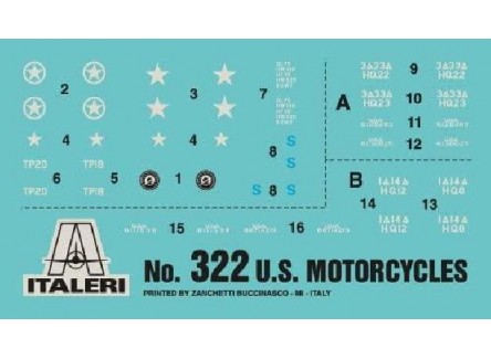 Italeri 322 - Maqueta motocicletas...