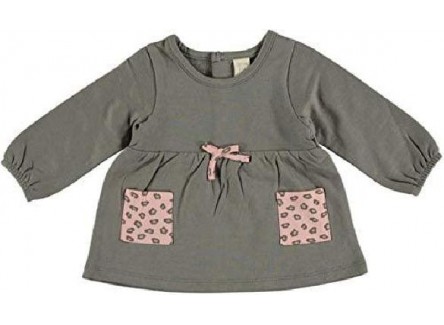 COTTON FISH - Vestido Manga Larga...