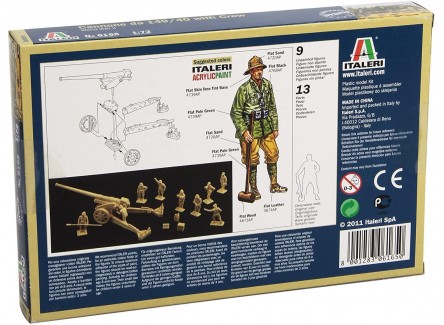 Italeri 6165 - Maqueta cañón Italiano...