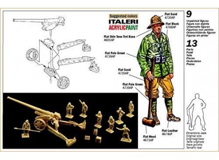 Italeri 6165 - Maqueta cañón Italiano...